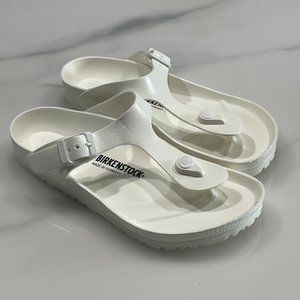 Birkenstock NWOT Gizah EVA White